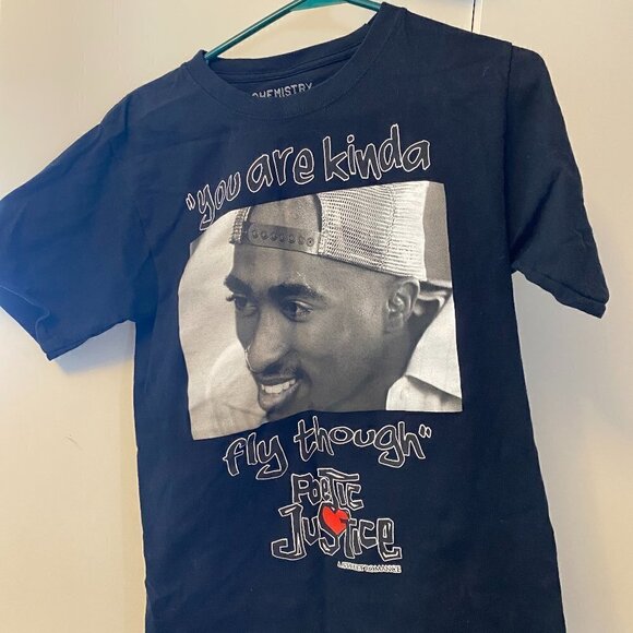 Tupac Poetic Justice T-Shirt Size Small - Picture 1 of 4